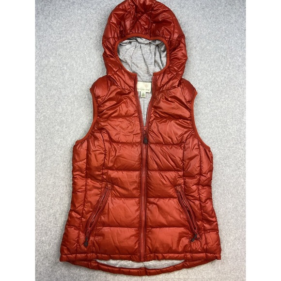 Tangerine Jackets & Blazers - Tangerine Womens Vest Small Orange Hoodie Sport Casual Light‎ Outdoor Gorpcore